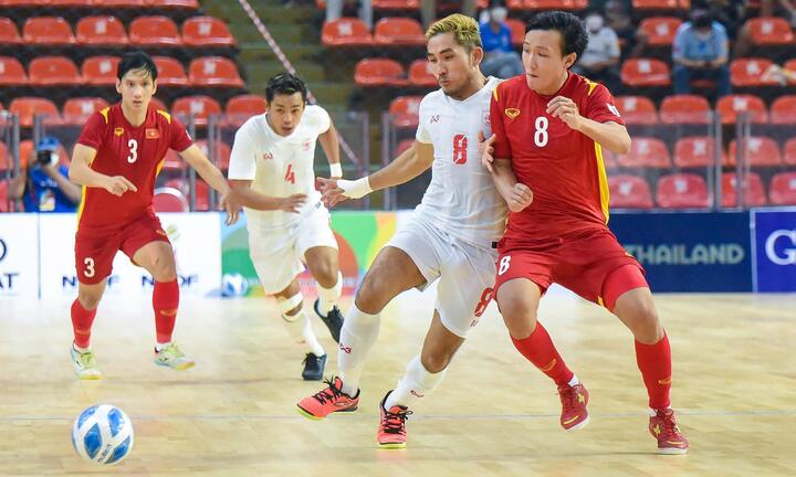 Đánh bại Myanmar, tuyển Việt Nam giành vé dự vòng chung kết futsal châu Á 2022