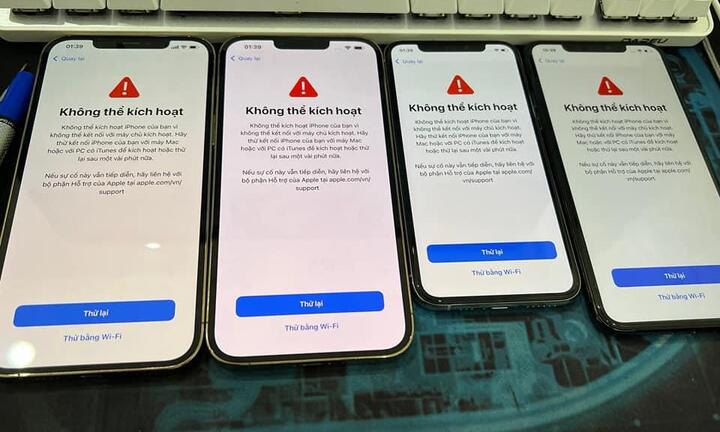 Lỗi máy chủ Apple biến hàng loạt iPhone ở Việt Nam thành ‘cục gạch’