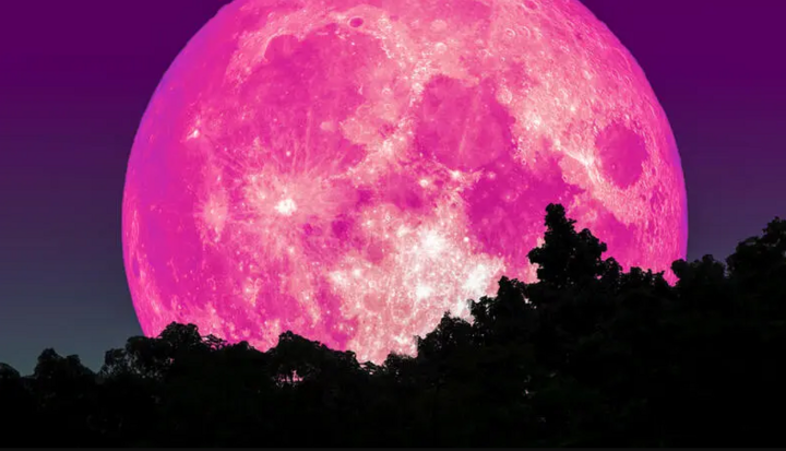 Trăng hồng tuyệt đẹp sắp xuất hiện, nên quan sát thời điểm nào?