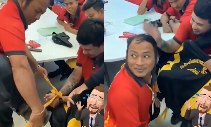 Trò ảo thuật 'lầy lội' khiến cậu bạn 'ăn tát' vẫn phải cười