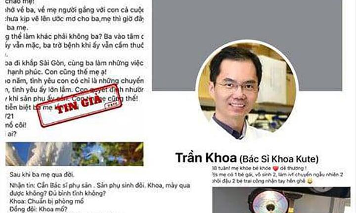 Công an tìm nạn nhân quyên tiền vụ 'bác sĩ Khoa rút ống thở của mẹ cứu sản phụ'