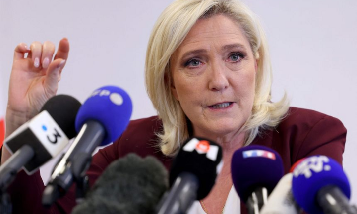 Ứng viên Le Pen bình luận về kết quả bầu cử Tổng thống Pháp