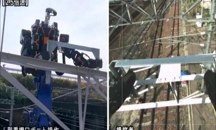 Video: Robot hình người bảo trì đường sắt ở Nhật Bản