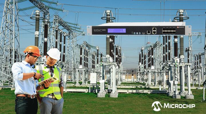 Microchip ra mắt sản phẩm GridTime™ 3000 GNSS Time Server