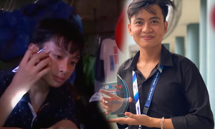 Cuộc sống của nam sinh mồ côi, từng học bài bằng đèn pin hiện ra sao?