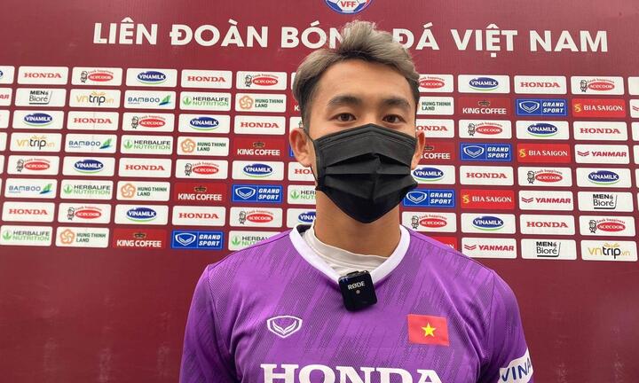 Tiền đạo Lê Xuân Tú: 'Mong khán giả đến sân nhiều hơn để ủng hộ U23 Việt Nam'