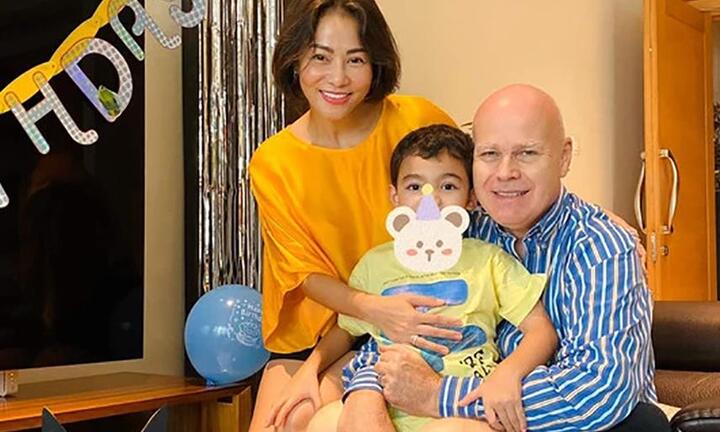 Giấu kỹ quý tử lai Tây, Thu Minh ngỡ ngàng khi con hỏi: 'Sao mẹ che mặt con?'