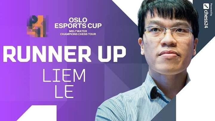 Quang Liêm vượt Vua cờ Magnus Carlsen, giành ngôi á quân Oslo Esports Cup