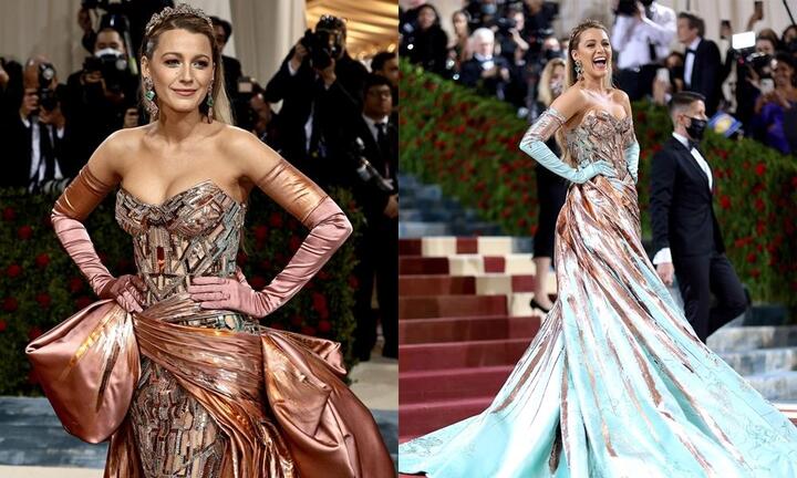 Ý nghĩa ẩn sau bộ váy ảo diệu nhất thảm đỏ MET Gala 2022 của vợ tài tử Deadpool