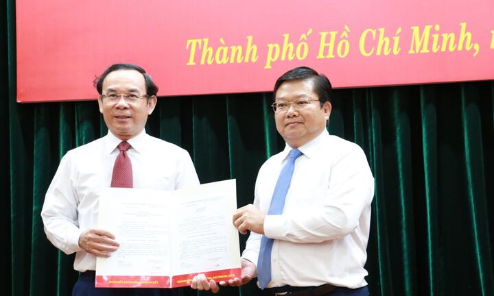 Bí thư quận Bình Tân Lê Văn Thinh làm Giám đốc Sở LĐTBXH TP.HCM