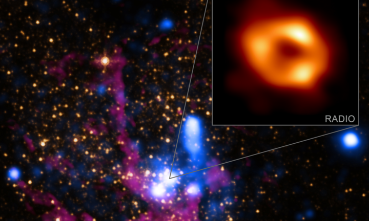 Hé lộ hình ảnh đầu tiên về hố đen siêu lớn ở trung tâm Dải Ngân hà
