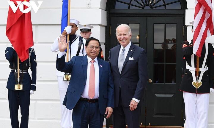 Thủ tướng Phạm Minh Chính dự chiêu đãi của Tổng thống Hoa Kỳ Joe Biden