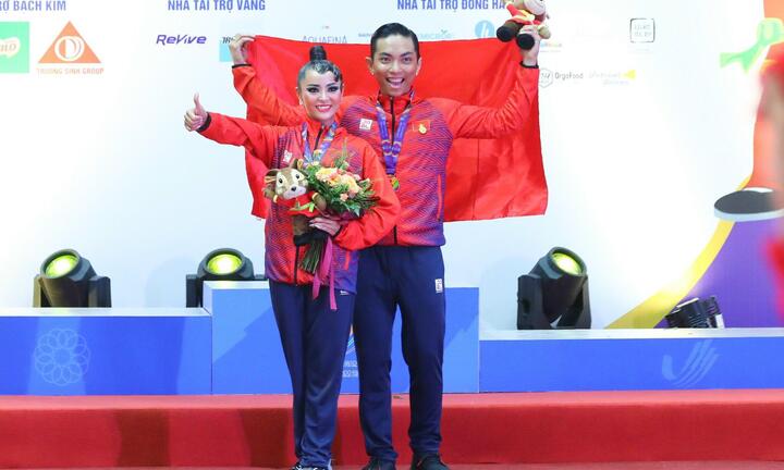 Kiện tướng khiêu vũ nửa năm tập online, giành HCV SEA Games