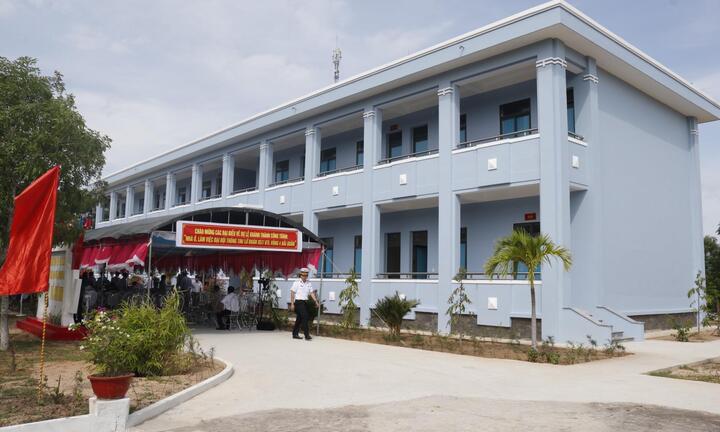 Khánh thành nhà ở và làm việc Đại đội thông tin - Lữ đoàn 957, Vùng 4 Hải quân