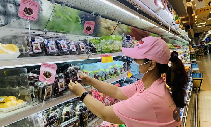 Co.opmart bắt đầu bán cherry đỏ nhập chính ngạch từ Mỹ