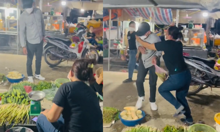 Người mẹ vỡ òa khi đang bán hàng thì nhận ra vị khách chính là con trai mình