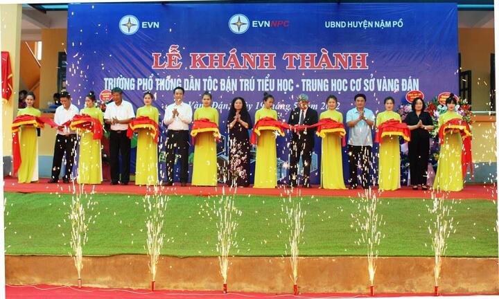 Khánh thành Trường Phổ thông Dân tộc bán trú Tiểu học - THCS xã Vàng Đán