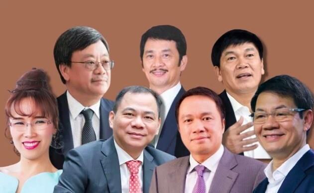 Tài sản của 7 tỷ phú Việt Nam giảm mạnh