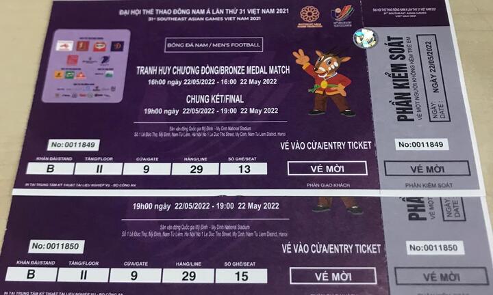 Vé xem U23 Việt Nam bị hét giá 'trên trời', ban tổ chức SEA Games nói gì?