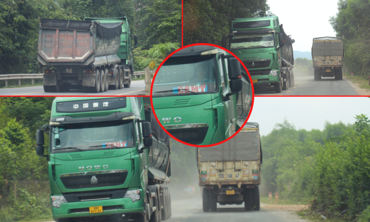 Ảnh: Xe quá khổ, cơi nới thành thùng 'lộng hành' ở đường mòn Hồ Chí Minh