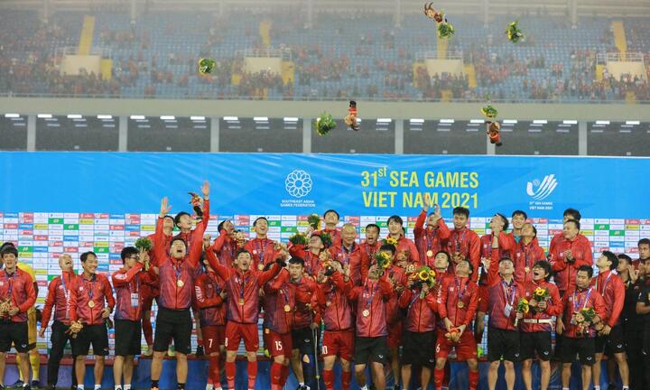 AFC chúc mừng thành tích của bóng đá Việt Nam tại SEA Games 31