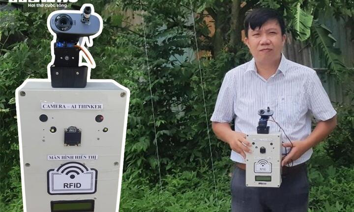 Thiết bị điểm danh học sinh, thông báo về máy phụ huynh chỉ sau vài giây