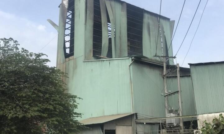 Nổ tại cơ sở sấy lúa ở Vĩnh Long, 3 người thương vong