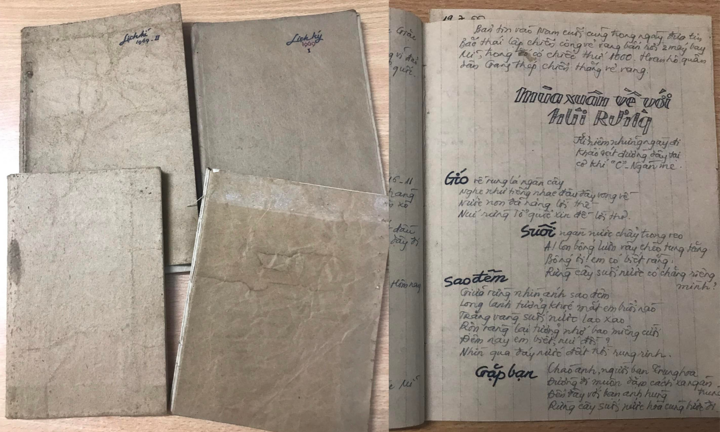 Nhật ký thời xưa đầy cảm xúc của cụ ông khiến ai đọc xong cũng thấy ấm lòng