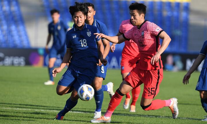Trực tiếp bóng đá U23 Hàn Quốc 1-0 U23 Thái Lan