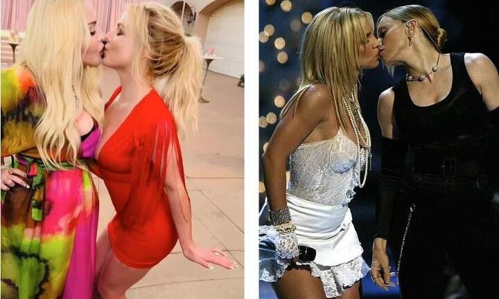 Nụ hôn gây sốc của Britney Spears và Madonna trong hôn lễ đẹp như cổ tích
