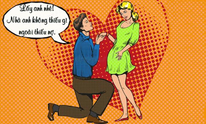 Xanh mặt với lời cầu hôn của trai nghèo