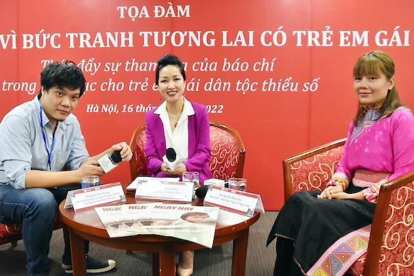 Tọa đàm 'Báo chí vì bức tranh tương lai có trẻ em gái'