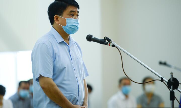 Bị cáo Nguyễn Đức Chung: 'Tôi làm hết khả năng để Hà Nội có sản phẩm tốt nhất'