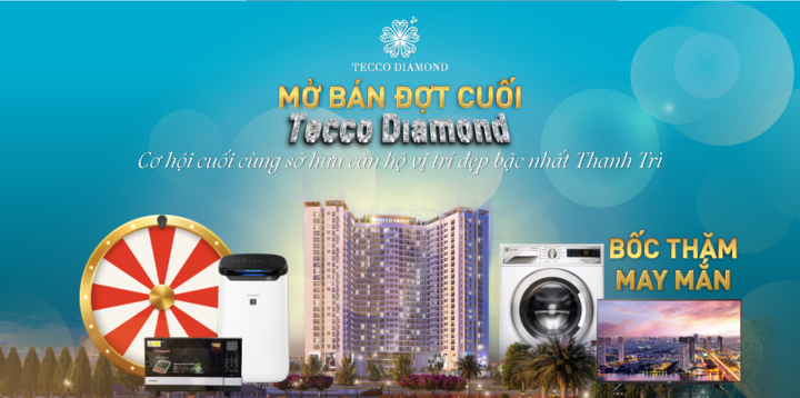 Mở bán Tecco Diamond: Cơ hội cuối cùng sở hữu quỹ căn đẹp giá tốt