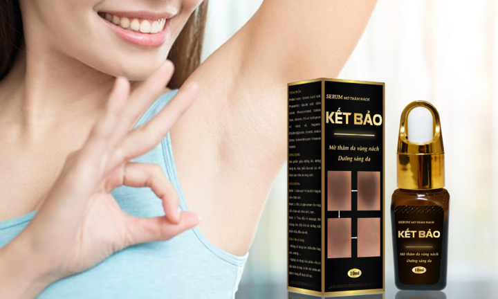 Serum mờ thâm nách Kết Bảo: Làm mờ thâm vùng da dưới cánh tay ở phụ nữ sau sinh