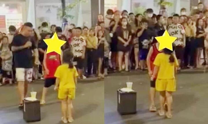 Clip 'ghép đôi' 2 em nhỏ trên phố đi bộ ở Nghệ An bị chỉ trích