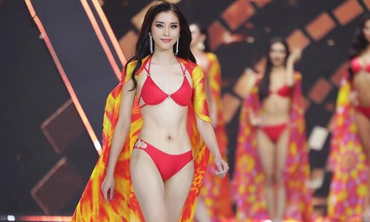 Vẻ đẹp quyến rũ của 'hoa khôi bóng chuyền' lọt top 10 Hoa hậu Hoàn vũ Việt Nam