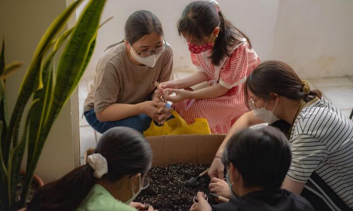 Chỉ 2 ngày đã thu được hơn 2 tấn giấy, hơn 2.500 người tham gia đổi rác lấy cây