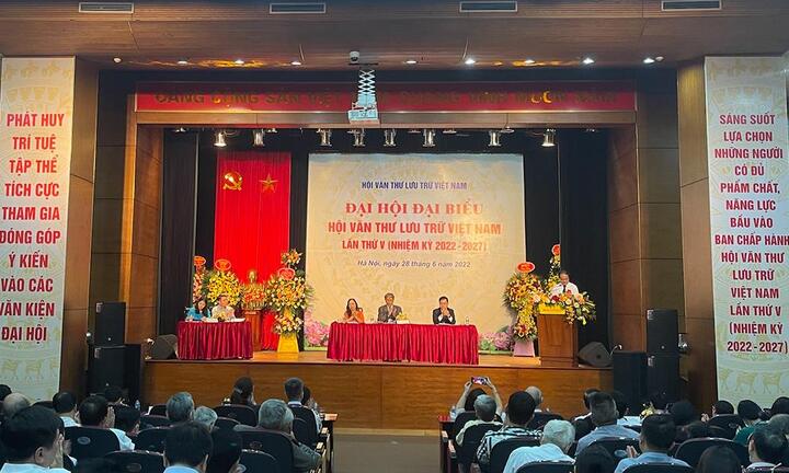 Nhìn lại hoạt động của Hội Văn thư - Lưu trữ Việt Nam 6 năm qua