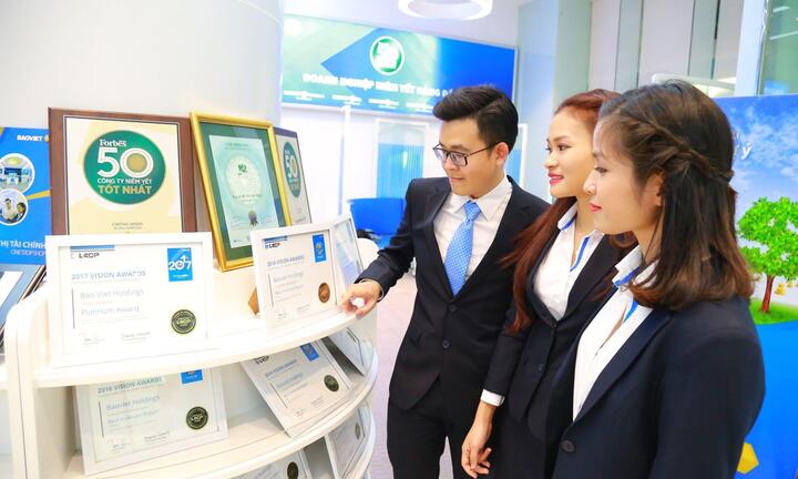 Bảo Việt 10 năm liên tiếp lọt danh sách 50 công ty niêm yết tốt nhất