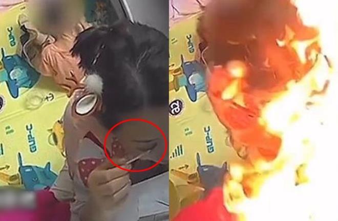 Dùng lửa uốn lông mi, người phụ nữ suýt đốt trụi cả nhà 