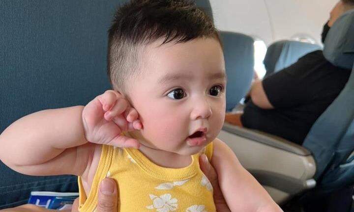 Con trai diễn viên Chi Bảo được khen hết lời vì bộ ảnh như thiên thần