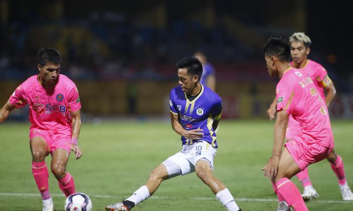 Trực tiếp bóng đá Hà Nội FC 3-1 Sài Gòn FC: Tuấn Hải ghi bàn