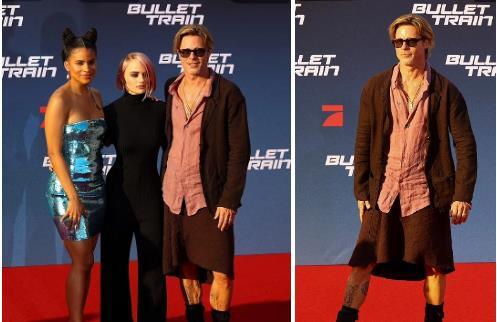 Brad Pitt lại mặc váy