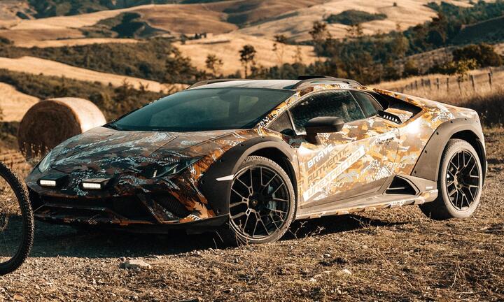 Lamborghini Huracan phiên bản địa hình lộ diện