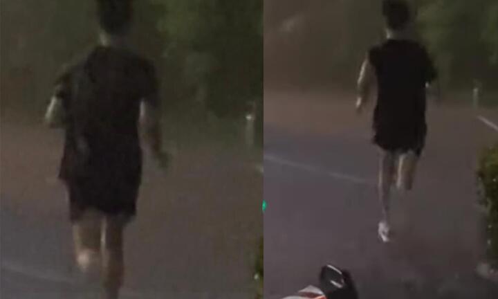 Nam sinh chạy 20 vòng sân ký túc xá dưới mưa tầm tã, biết lý do ai cũng chê dại