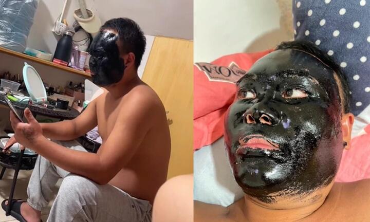 Táy máy nghịch mỹ phẩm của vợ, anh chồng nhận cái kết 'trào nước mắt'