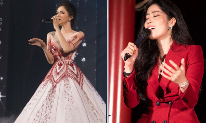 Những nàng hậu đình đám được cổ vũ nồng nhiệt khi đi hát