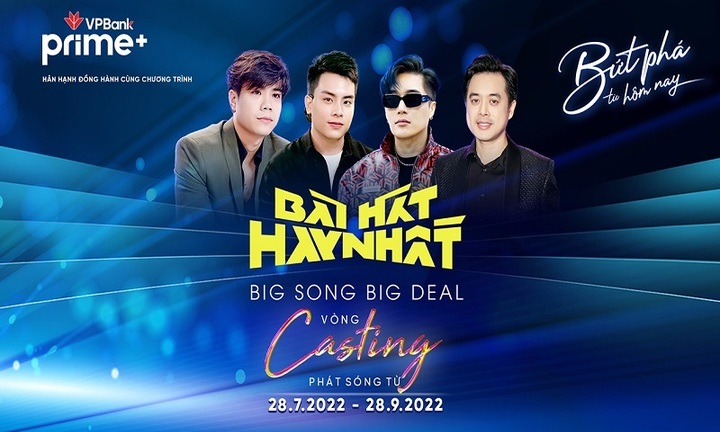 VPBank Prime là nhà tài trợ chính chương trình 'Bài hát hay nhất' phiên bản mới