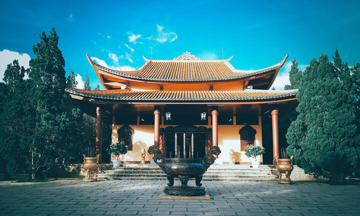 Ảnh: Chiêm ngưỡng Thiền viện Trúc Lâm Đà Lạt, ngôi chùa đẹp tựa tiên cảnh